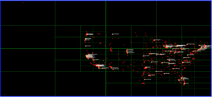 Quadtree Search for 100 cities