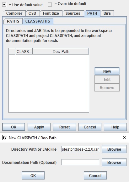 jgrasp unable to locate a java executable