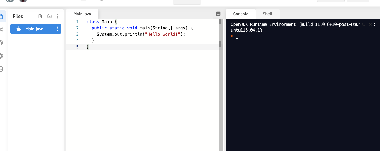 BRIDGES-Java Setup Using Repl.it